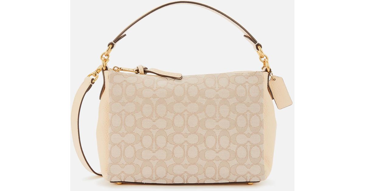 COACH Signature Jacquard Shay Cross Body Bag in Grey Lyst Canada