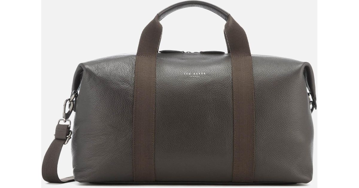 ted baker leather holdall bag