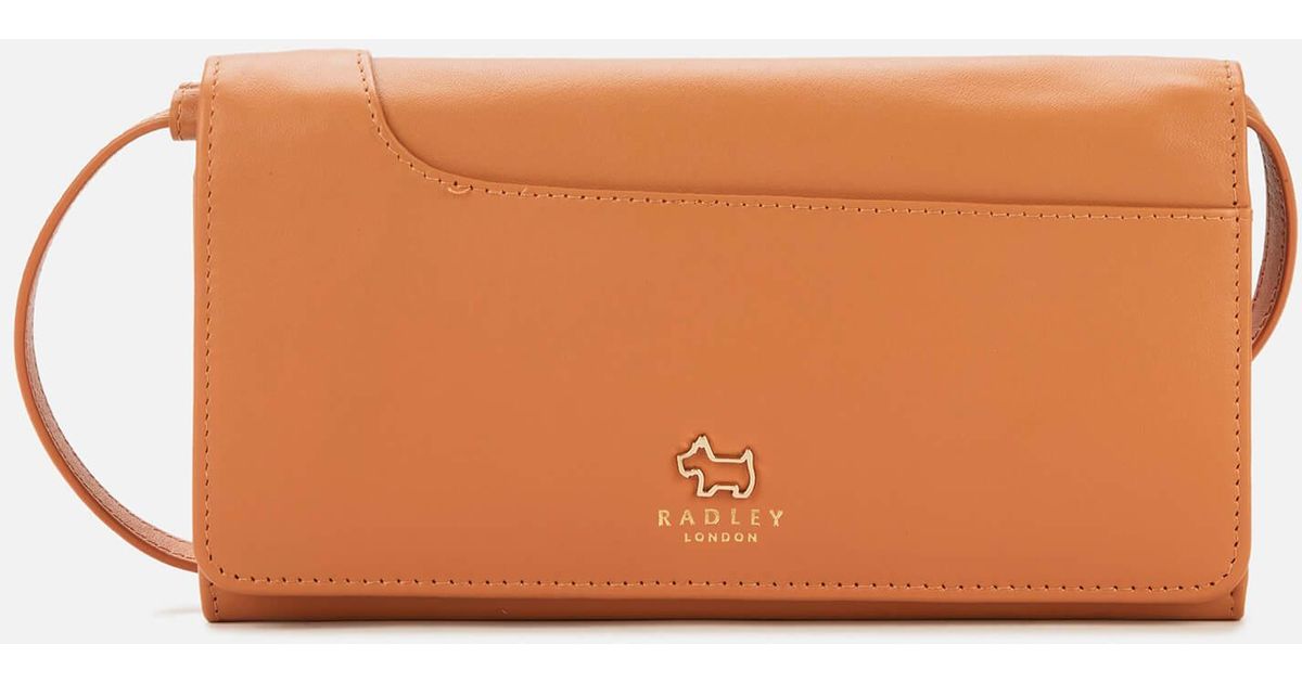 Radley Leather Pockets Large Phone Cross Body Bag in Tan (Brown) Lyst
