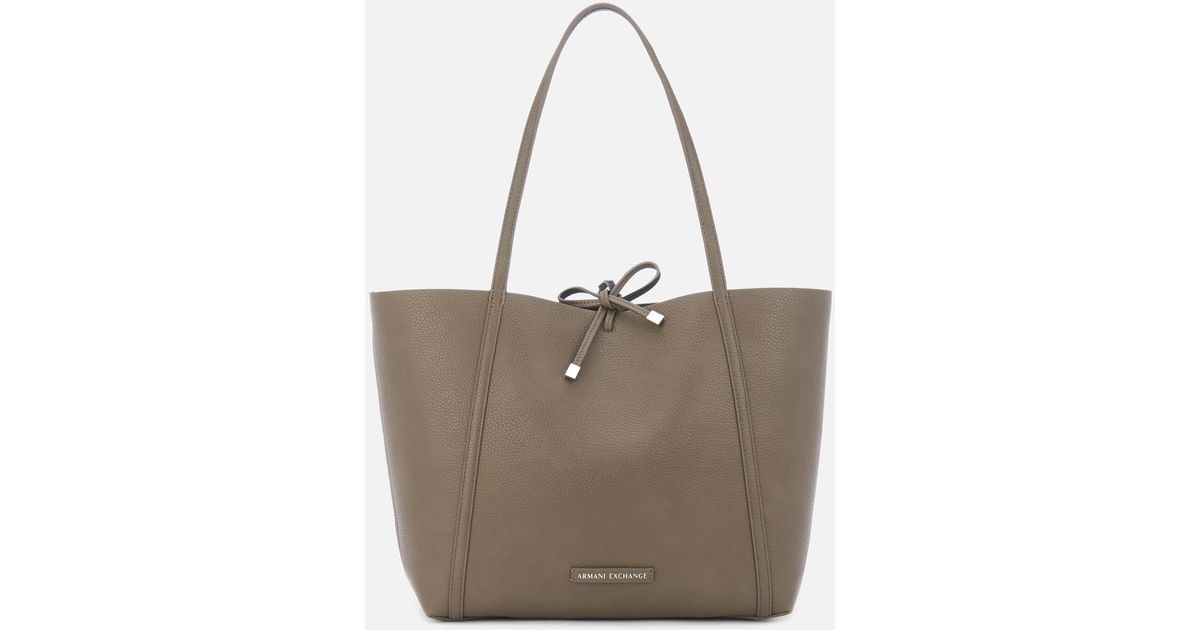 armani exchange reversible tote bag