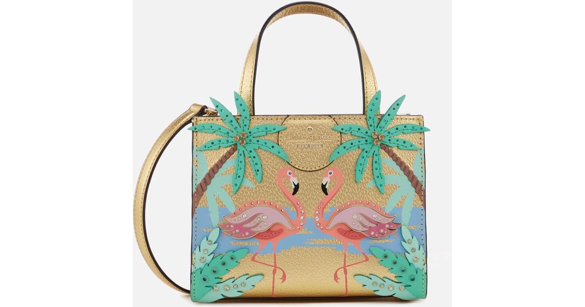 Kate Spade By The Pool Flamingo Scene Small Sam | Lyst