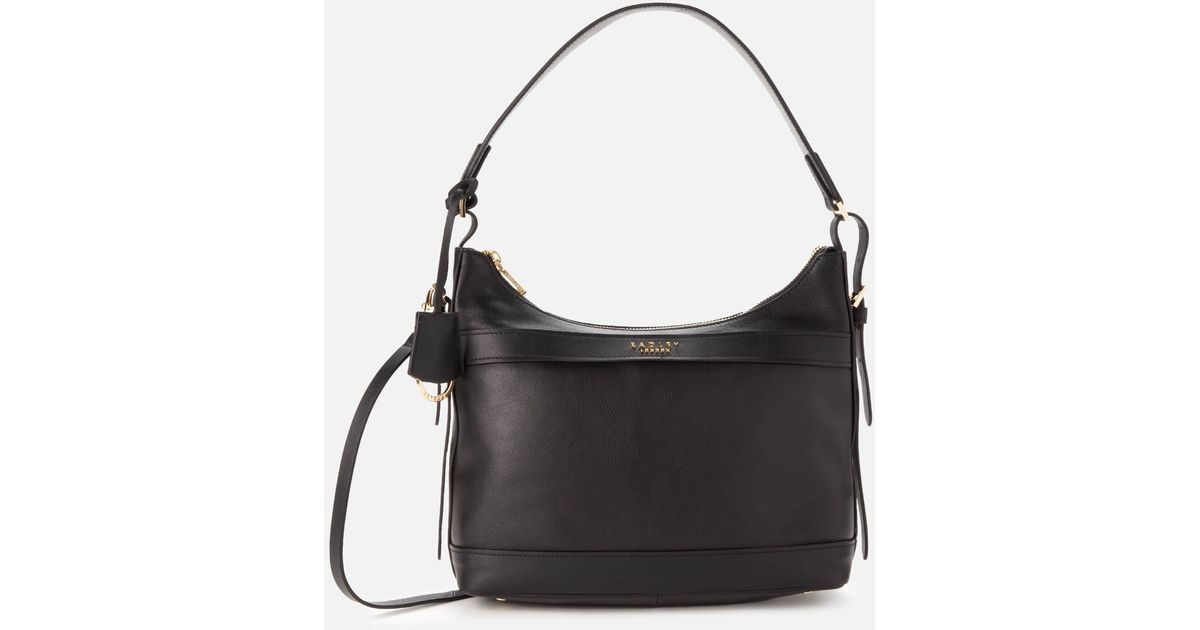 Radley Leather Peregrine Road Large Ziptop Cross Body Bag in Black Lyst