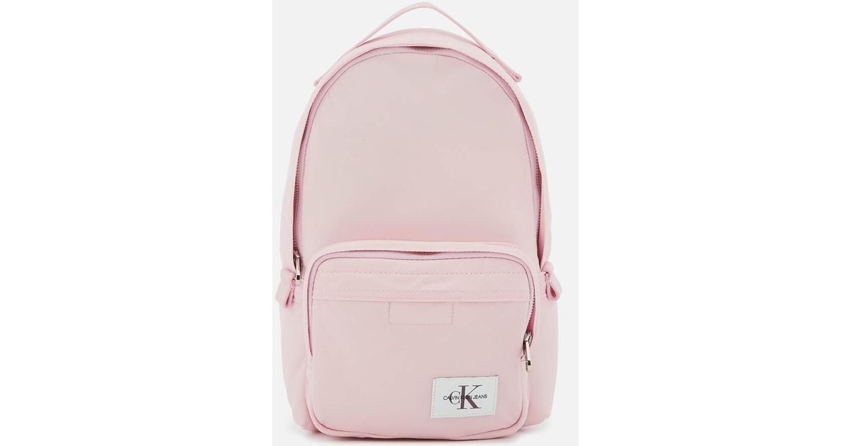 pink calvin klein backpack