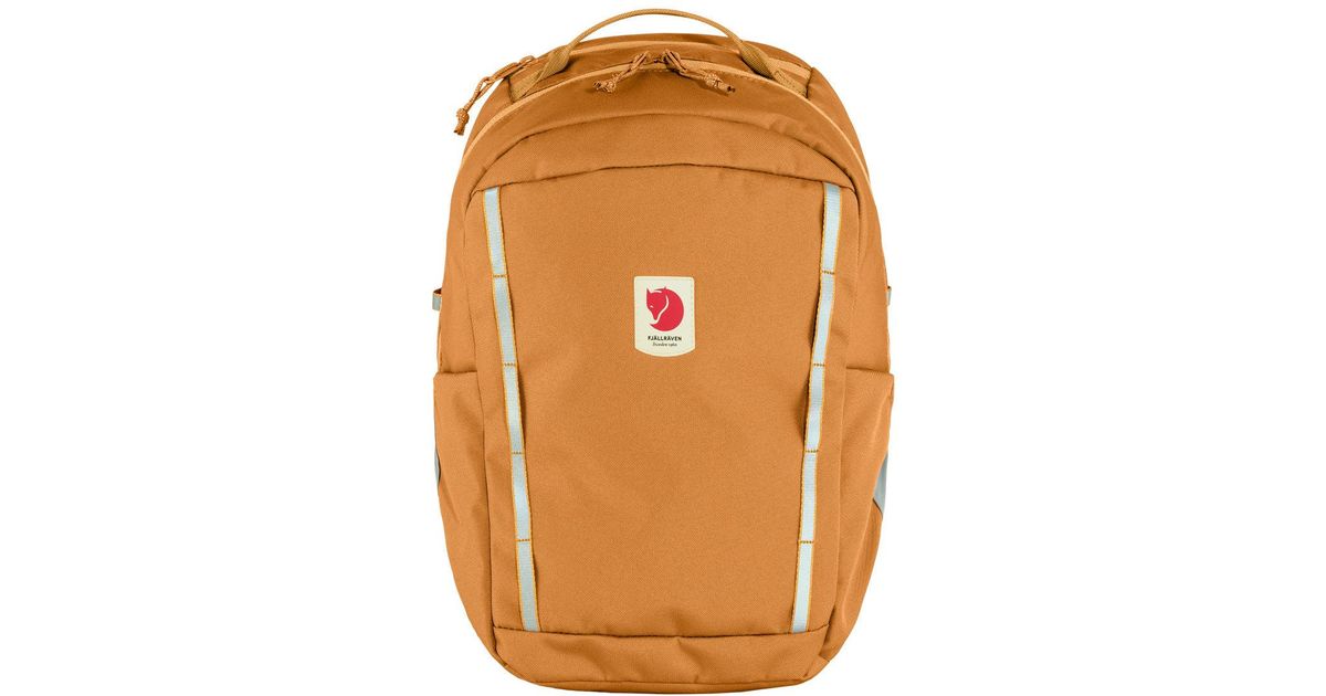 Fjallraven Synthetic Skule Kids Backpack Red Gold in Yellow Lyst UK