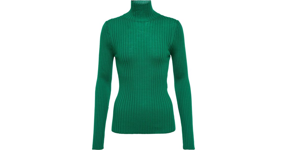 emerald green turtleneck