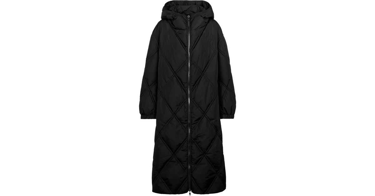 Dorothee Schumacher Synthetic Cozy Coolness Hooded Quilted Down Coat in ...