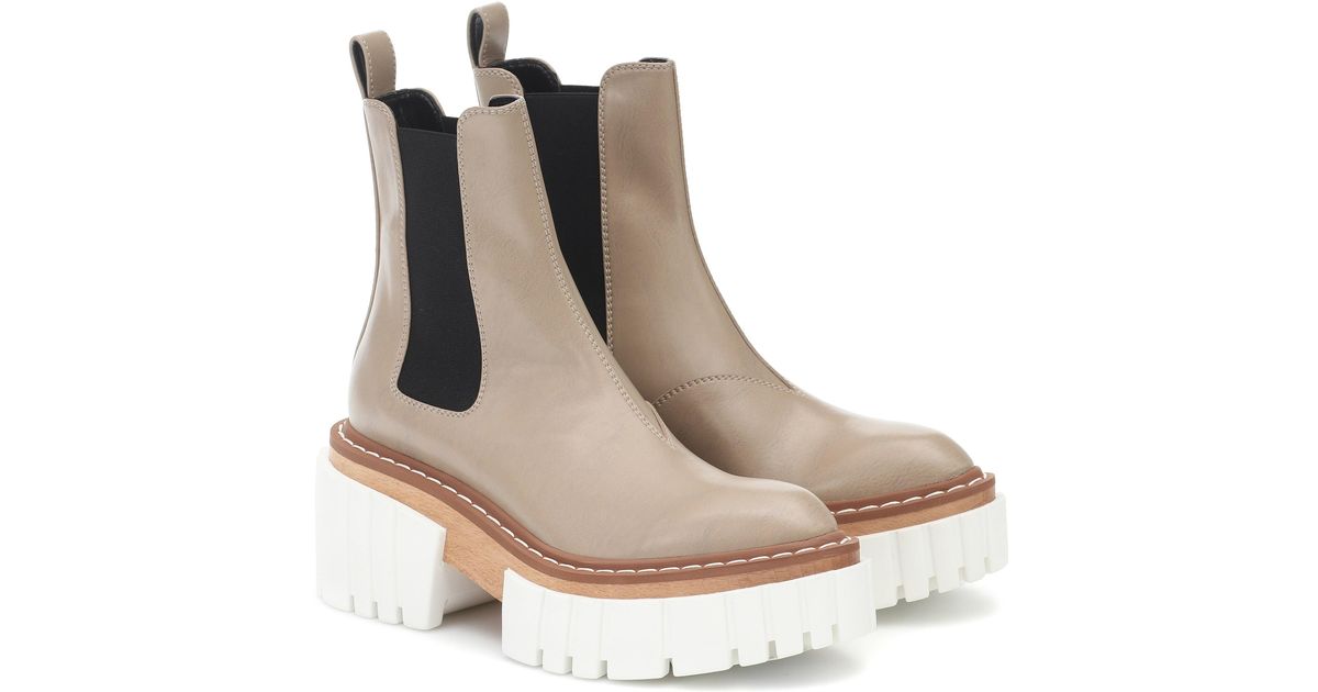 emilie platform chelsea boots