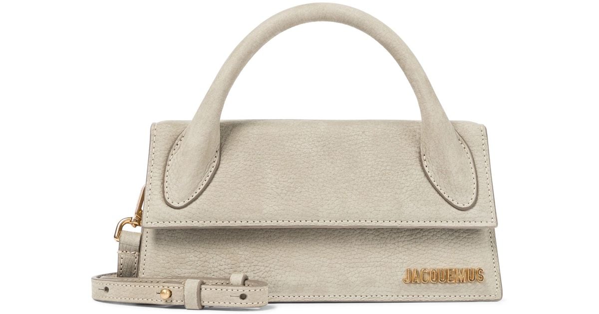 Le Chiquito Long Leather Top Handle Bag