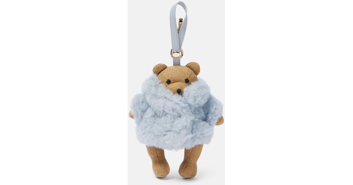 【Max Mara】 Myteak Bear bag charm Teak teddy bag charm in red - Max Mara | Mytheresa