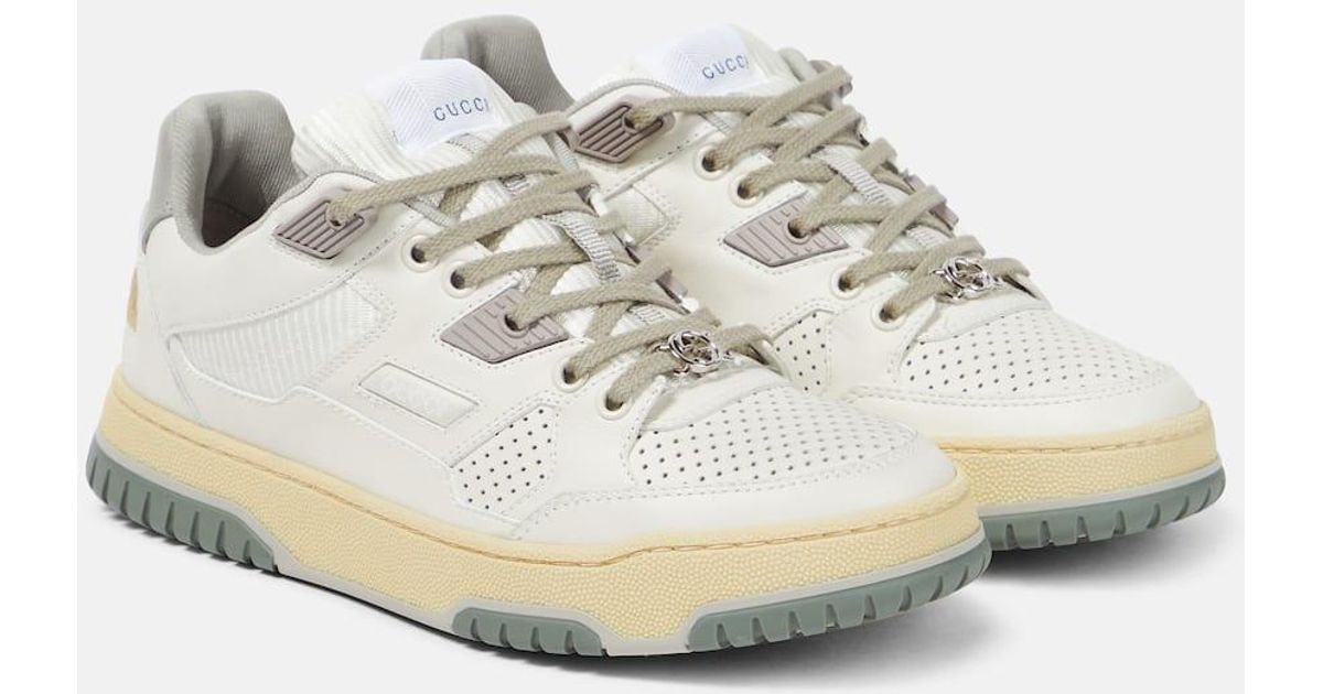 distressed gucci sneakers