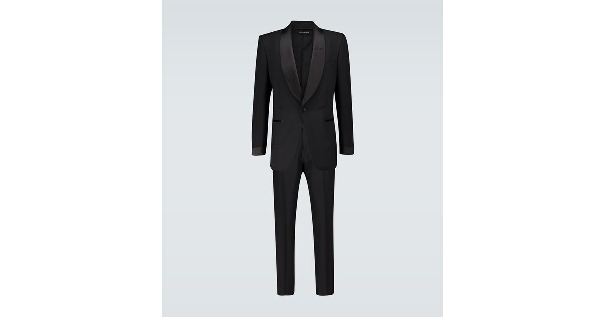 Tom Ford Atticus Shawl-collar Tuxedo in Black for Men | Lyst