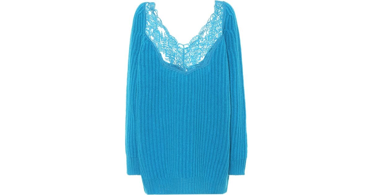 balenciaga sweater blue