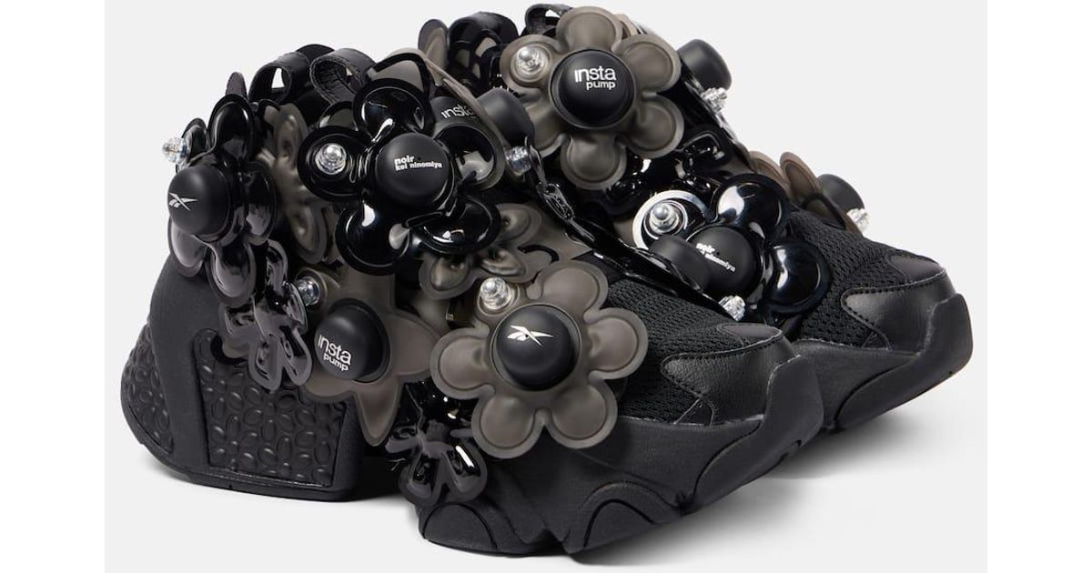 Noir Kei Ninomiya X Reebok Insta Pump Yuki Sneakers in Black Noir Kei Ninomiya X Reebok Insta Pump Yuki Sneakers in Black