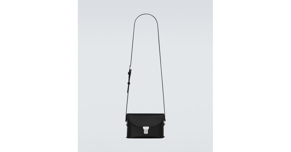 Saint Laurent Tuc Small Leather Crossbody Bag in White for Men Lyst