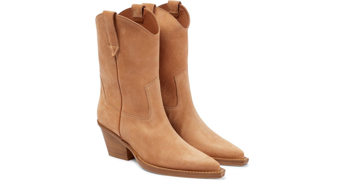 Paris Texas Sharon 60 Suede Ankle Boots in Brown | Lyst