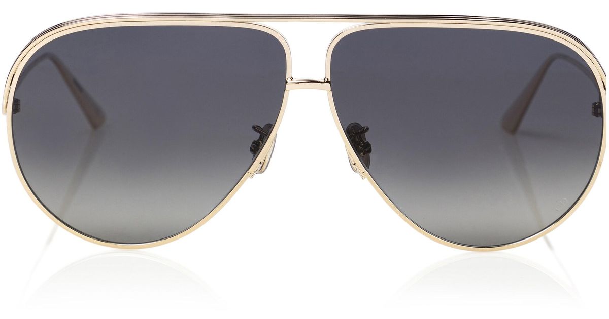 Dior Everdior Au Aviator Sunglasses in Grey (Grey) - Lyst