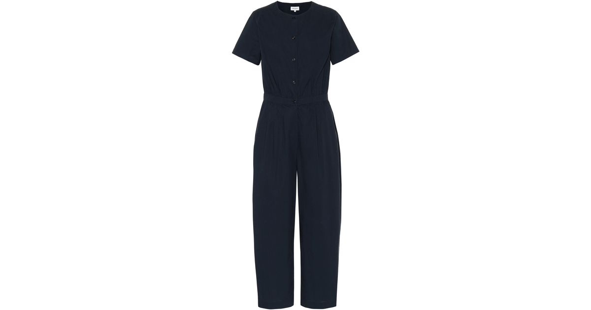Woolrich Cottonpoplin Jumpsuit in Blue Lyst