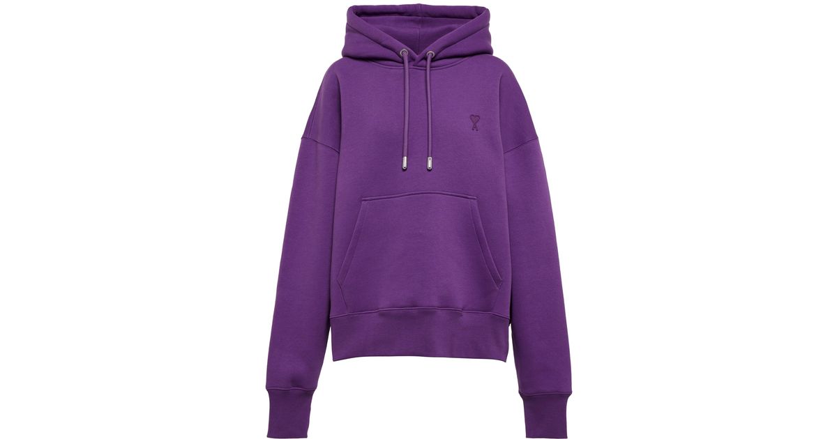 ami purple sweatshirt