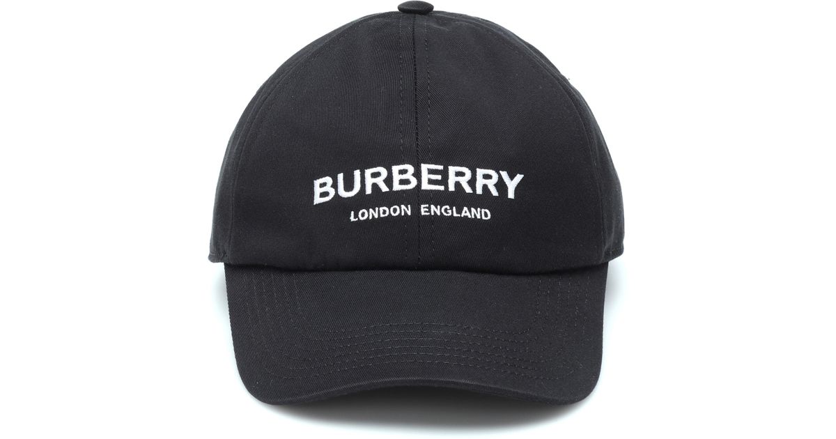 burberry logo hat