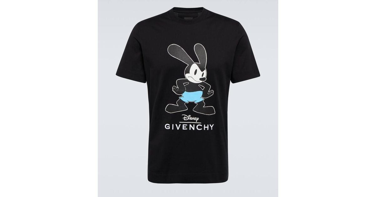 Givenchy X Disney® Printed Cotton T-shirt in Black for Men