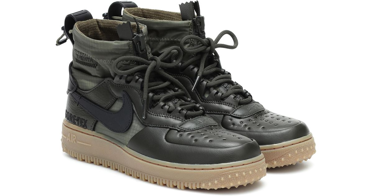 Nike Air Force 1 Winter Gore-tex Ankle Boots in Green | Lyst