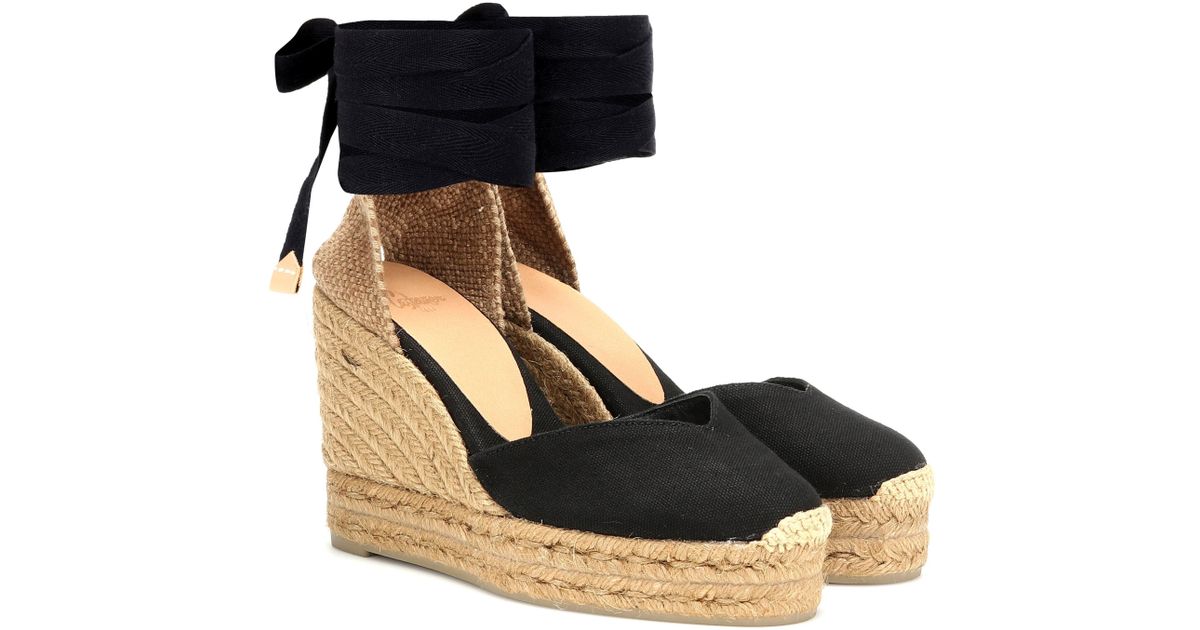 castaner chiara espadrilles black