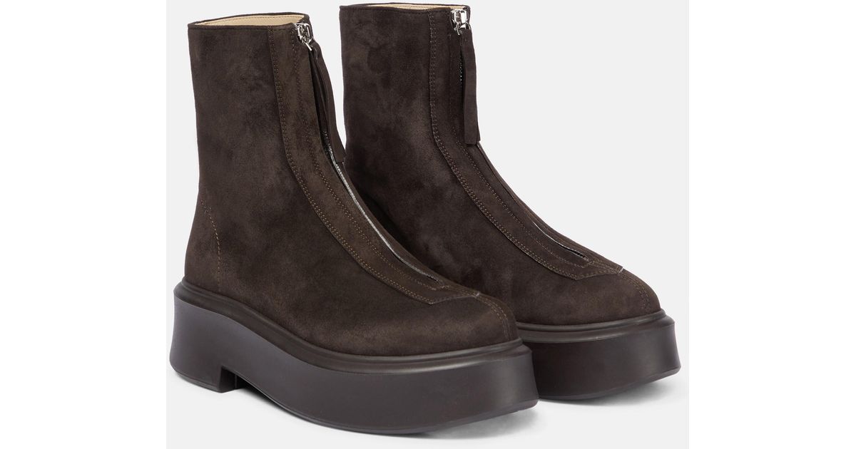 the row zipped ankle boots