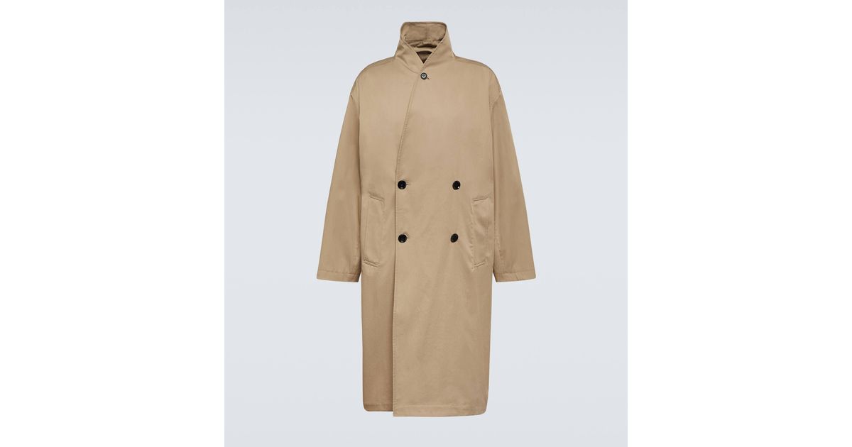 monse deconstructed cotton gabardine trench coat