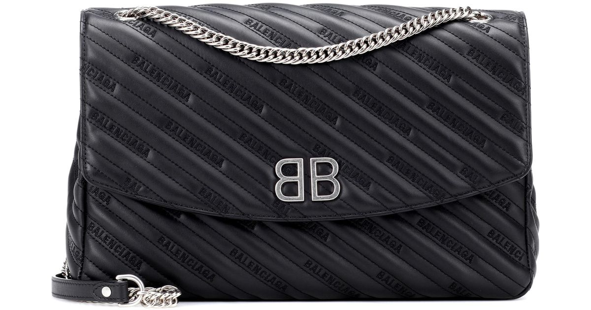 Balenciaga BB chain Medium in blue - New Leather ref.144493 - Joli Closet