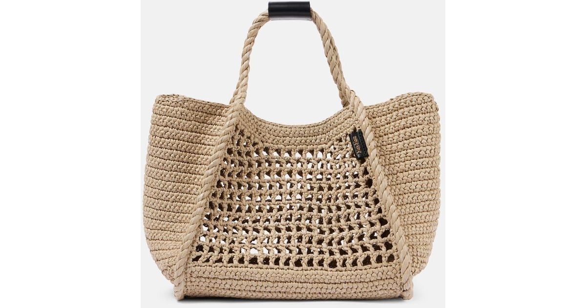 人気【MAXMARA】Borsa Marine in tessuto effetto jacquard Max Mara - Marine XS jacquard tote bag Max Mara