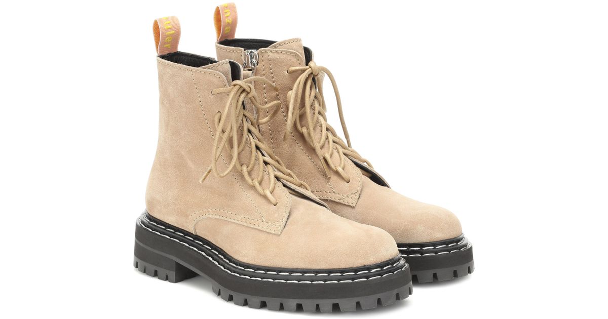 ankle boots keilabsatz beige