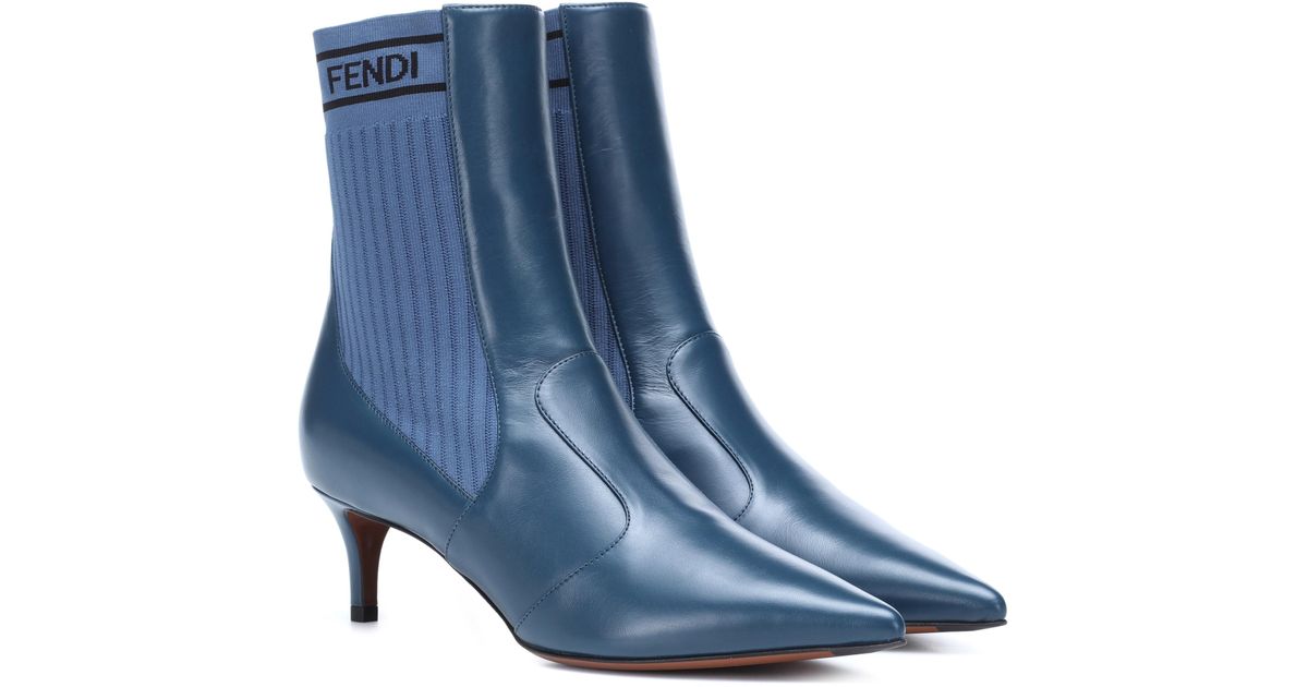 blue fendi boots