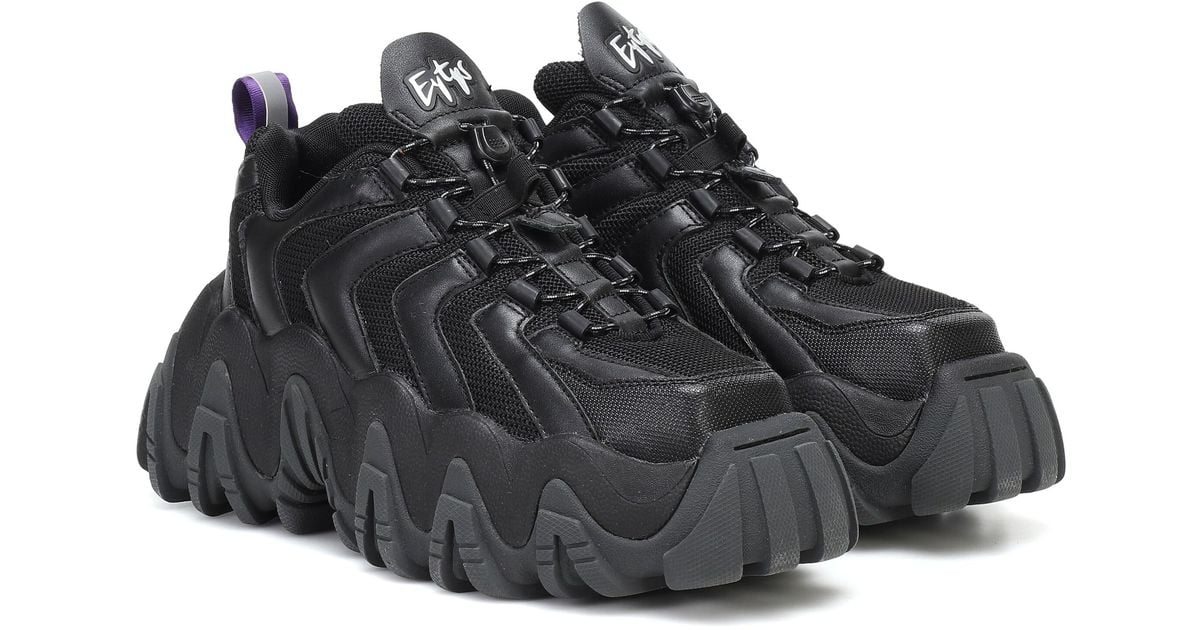 eytys black halo low top sneakers