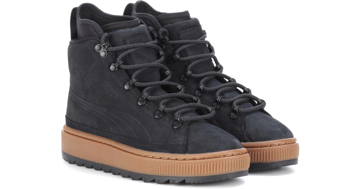 puma ankle shoes black