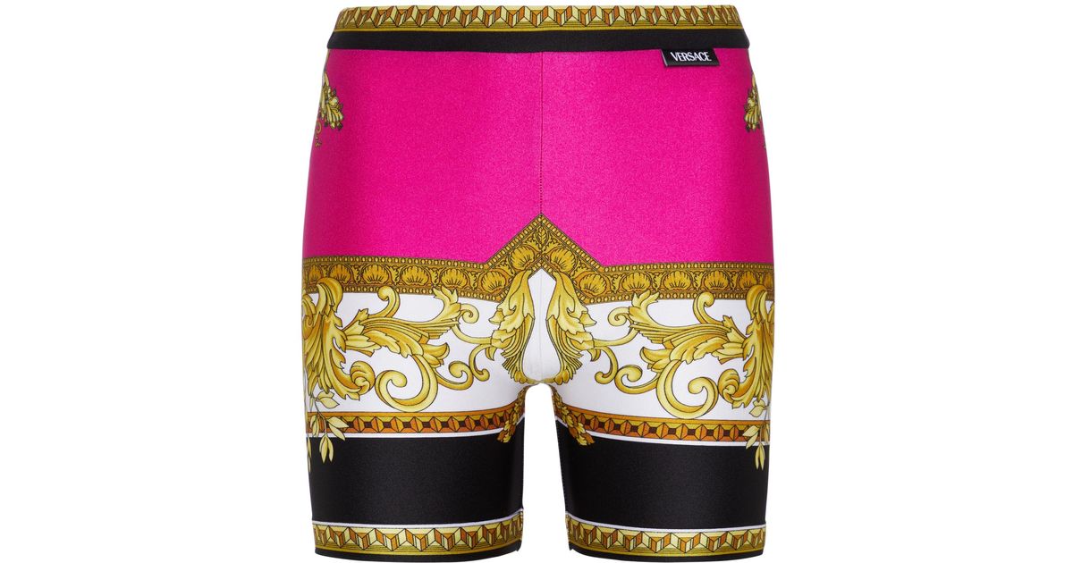 versace bike shorts