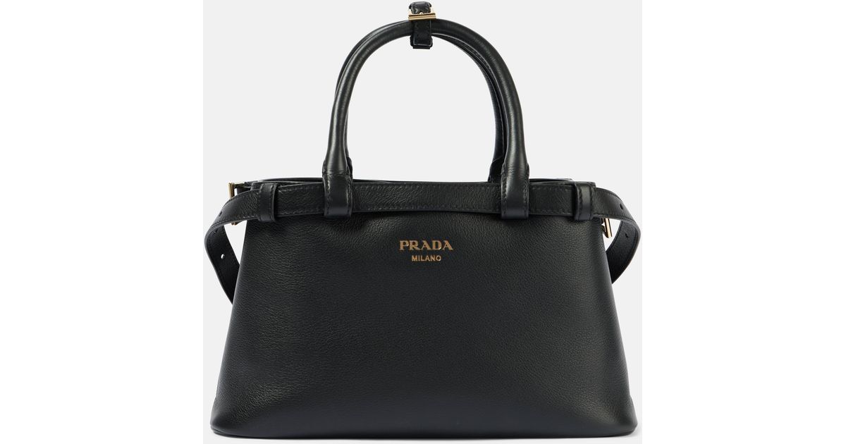 Prada calf leather tote bag outlet