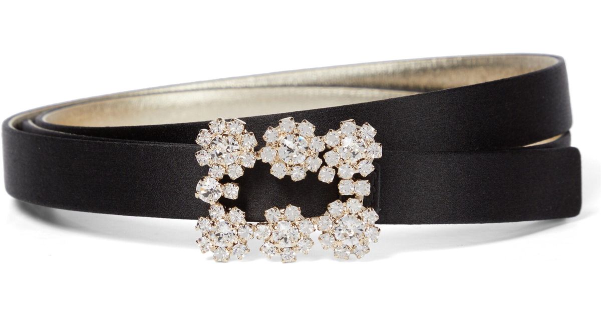flower strass roger vivier