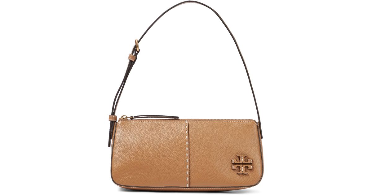 Tory Burch Mcgraw Wedge Leather Shoulder Bag Lyst