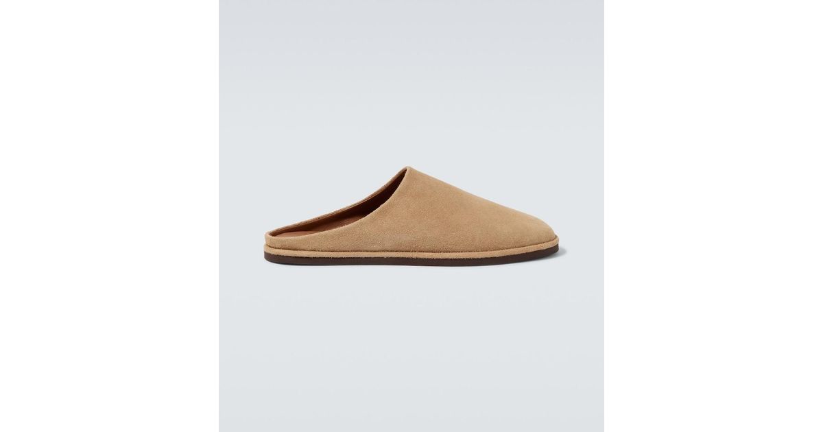 美品◎ AURALEE SUEDE SANDALS オーラリー ローファー AURALEE Suede Mules in Brown for Men | Lyst