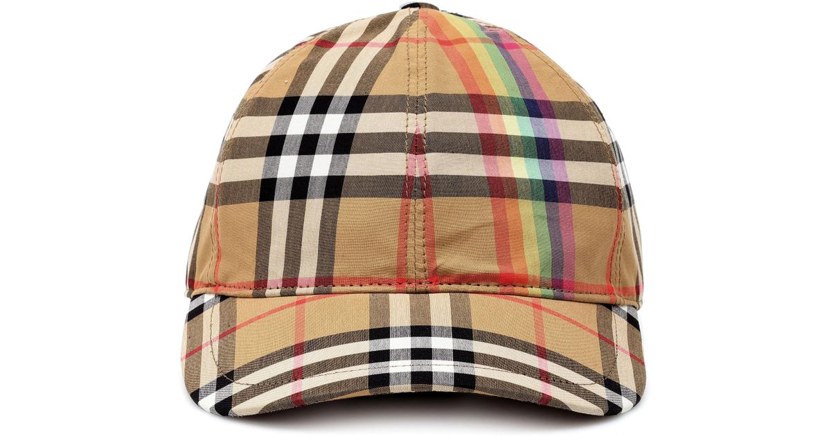 burberry rainbow cap