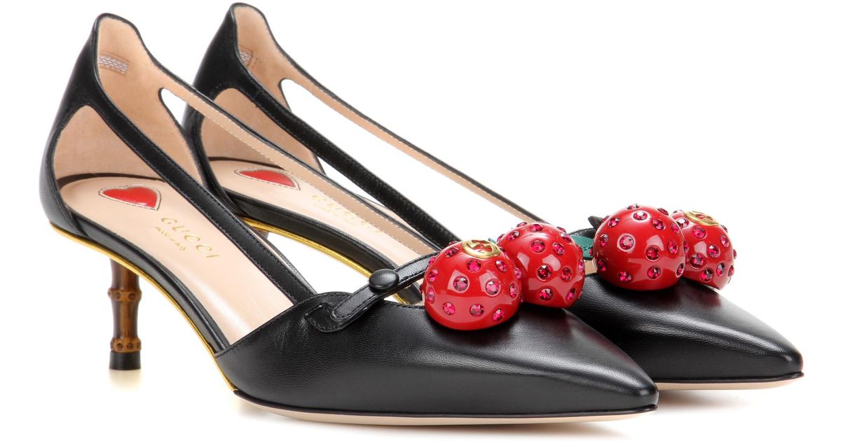 gucci cherry pump