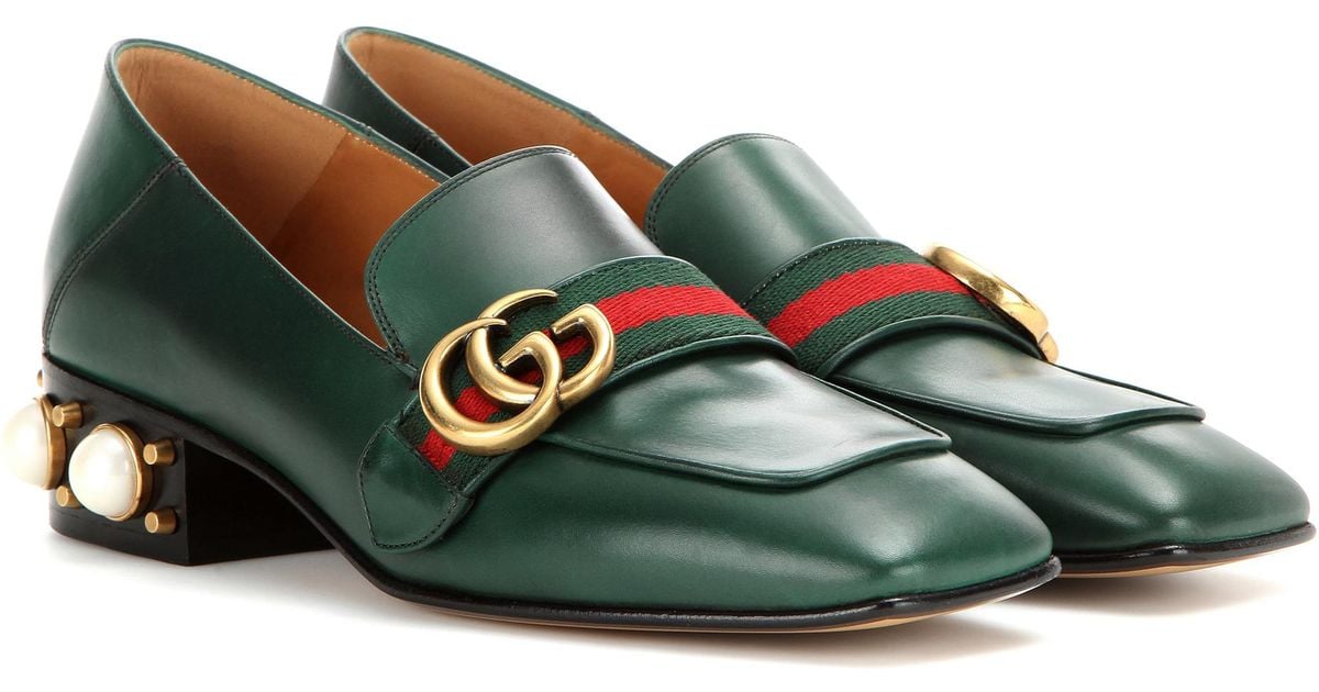 mid heel loafer