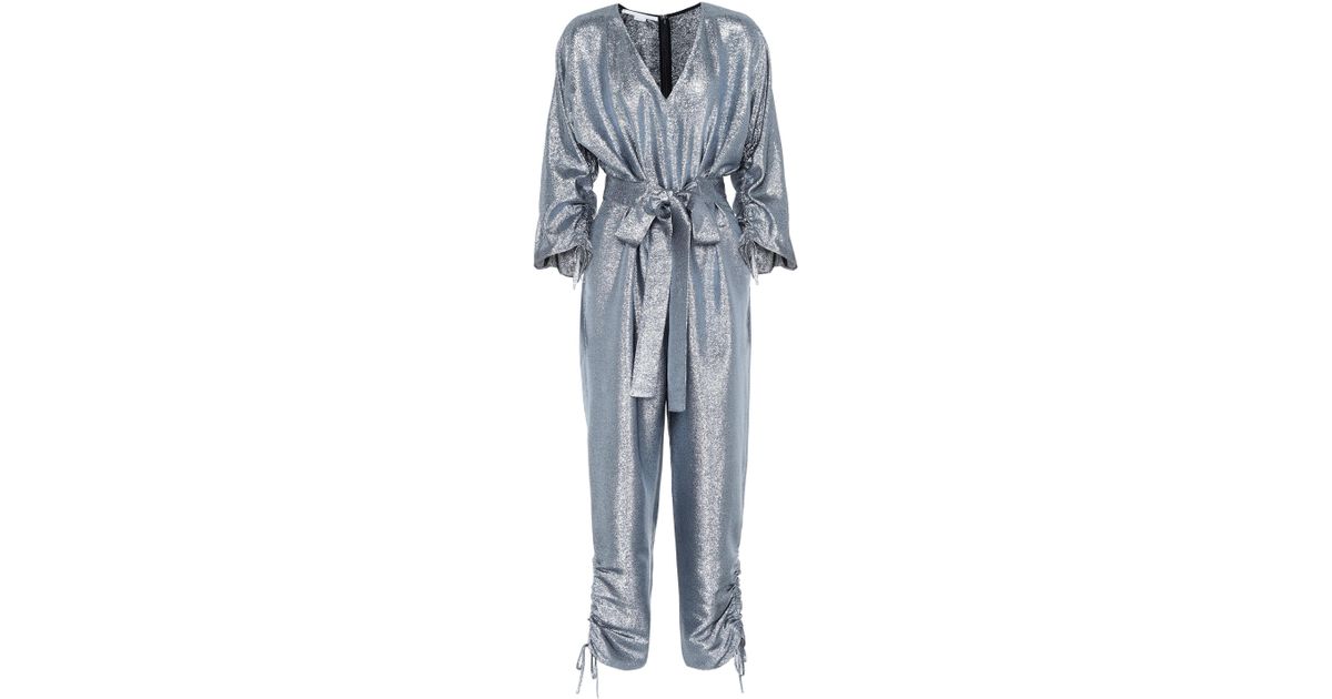 outburst metallic jumpsuit