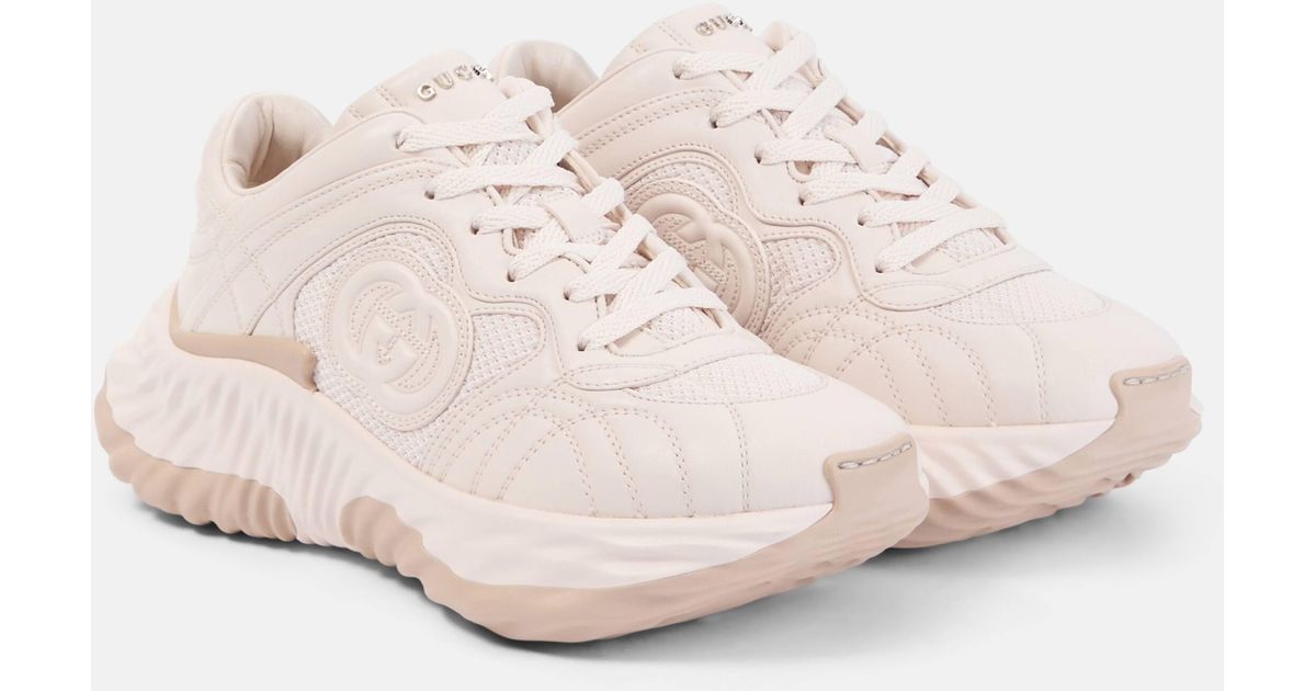 Gucci Ripple Trainer in Pink | Lyst Canada