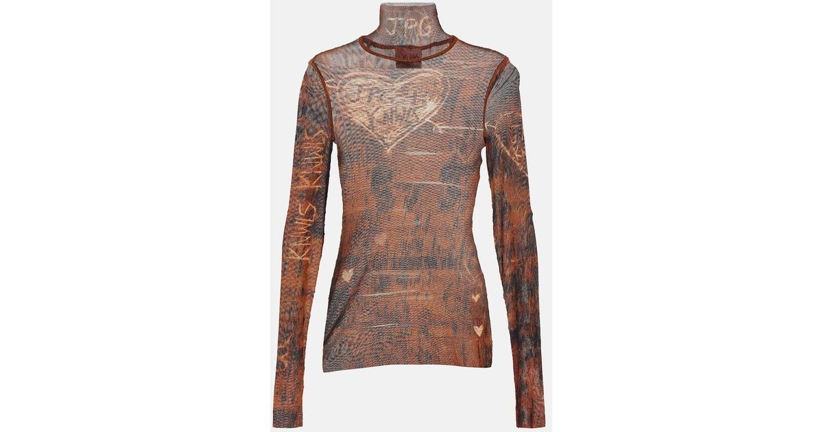JEAN PAUL GAULTIER slinky knit flares