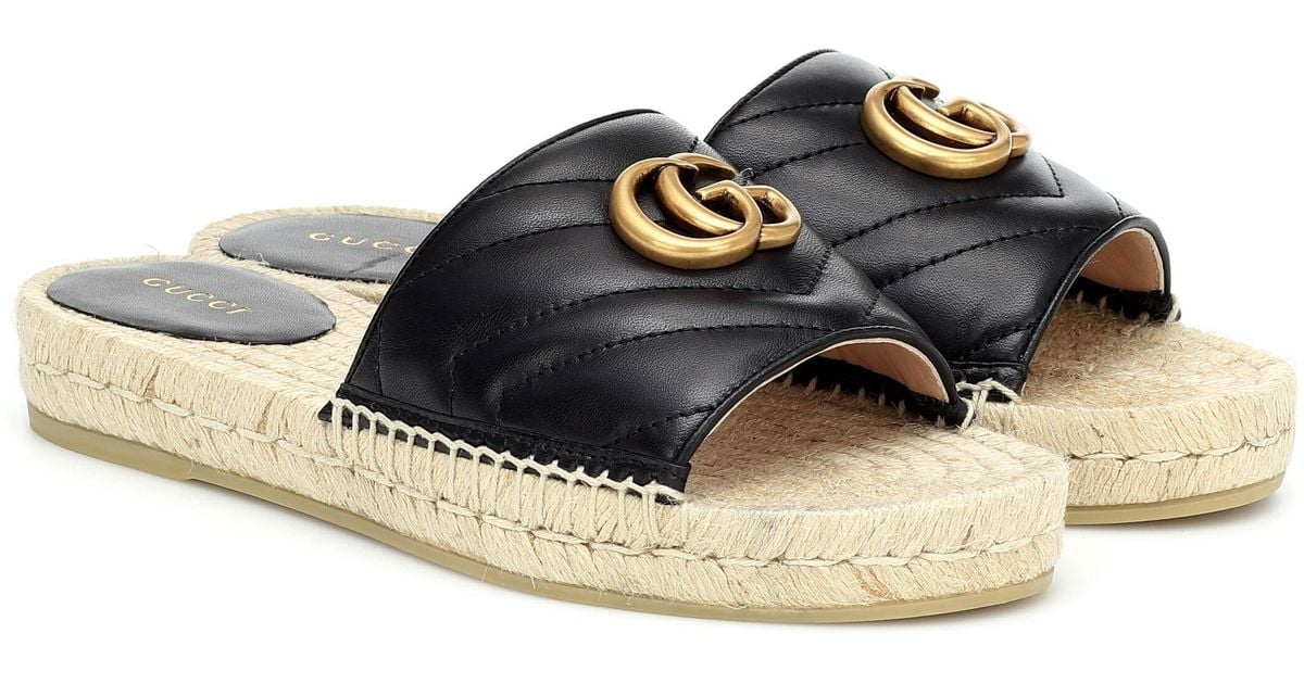 gucci espadrilles black