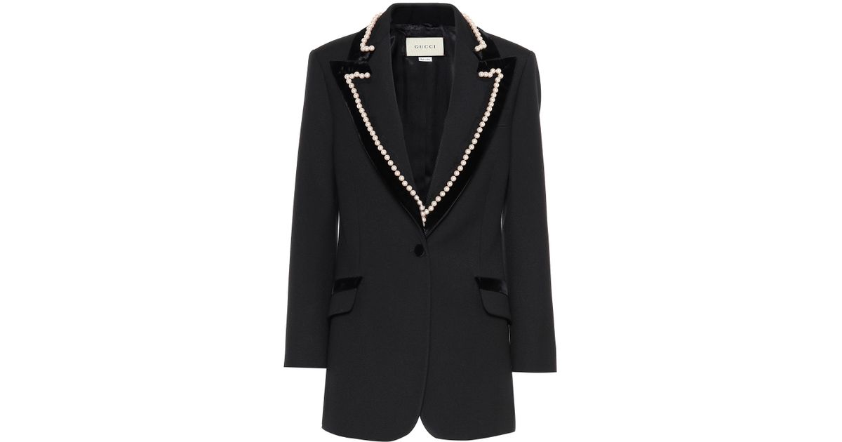 black gucci blazer