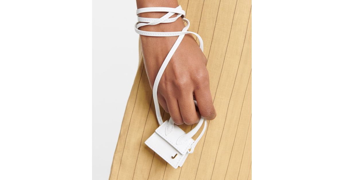 Jacquemus Le Petit Chiquito Leather Crossbody Bag in White Lyst UK