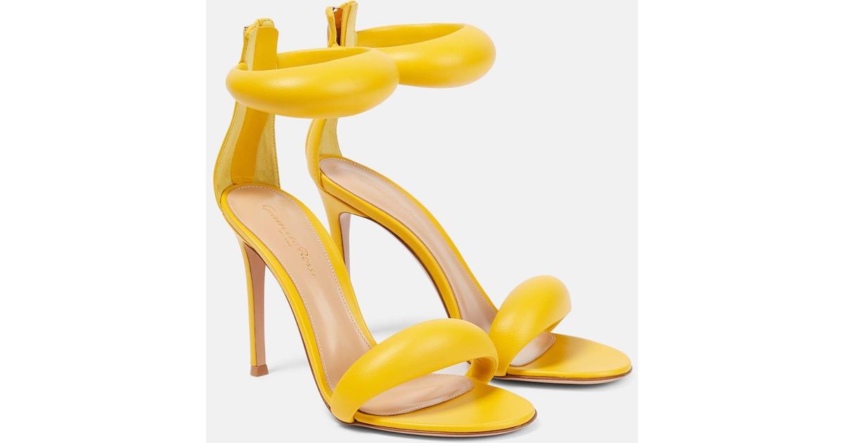 Gold Nadia 60 metallic-leather sandals | Gianvito Rossi | MATCHES UK