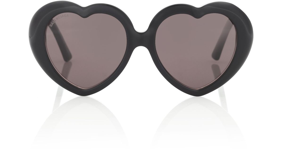 balenciaga heart sunglasses
